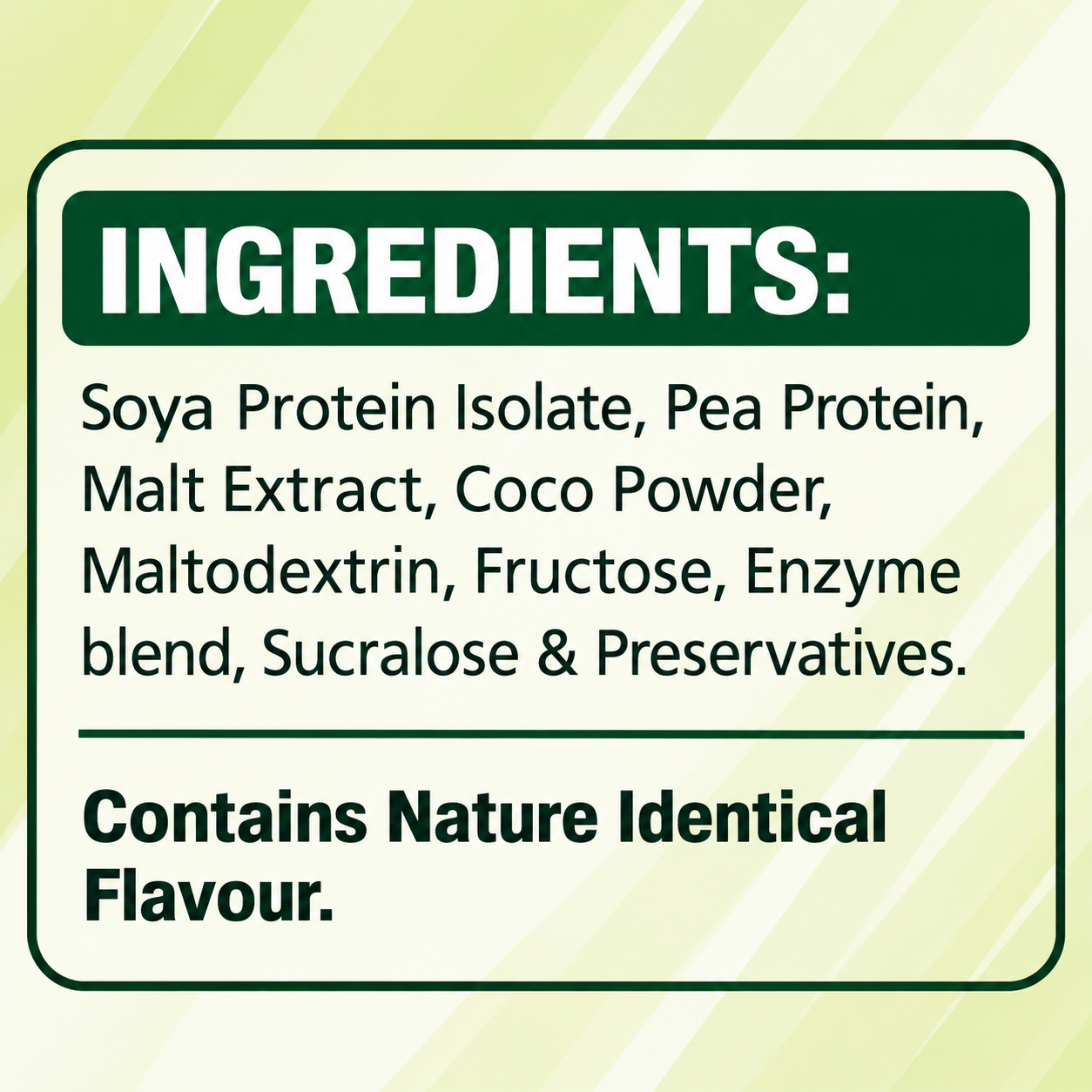 UPP eXtreme PLANT PROTEIN (1kg) | Search Foundation | Scientifically Designed Sports and Performance Nutrition Fresh Green Ingredients Label