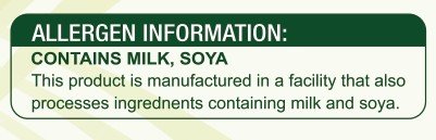UPP eXtreme Plant Protein Allergen Information