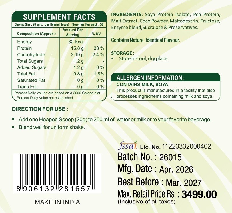 UPP eXtreme Plant Protein Back